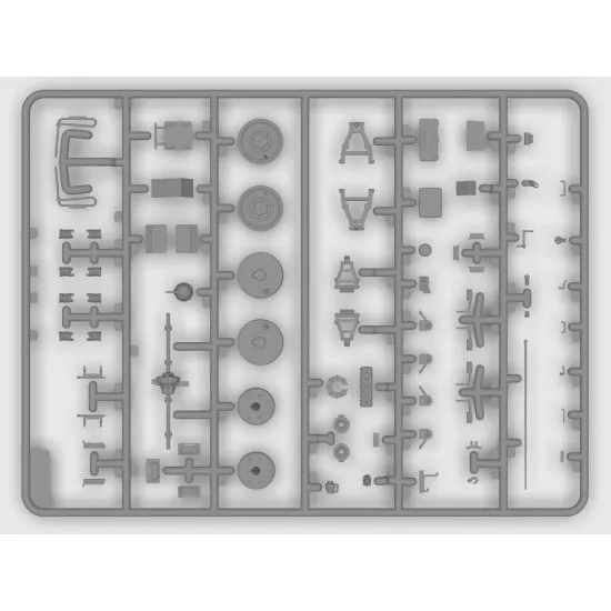 ICM 35112 - 1/35 Sd.Kfz. 247 Ausf.B with MG 34 machine gun scale model kit