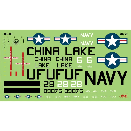 ICM 48287 - 1/48 JD-1D Invader U.S. Navy utility aircraft scale model kit