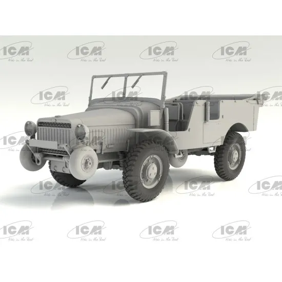 ICM DS3514 - 1/35 Battle France 1940 (Panhard 178 AMD-35, FCM 36, Laffly V15T)