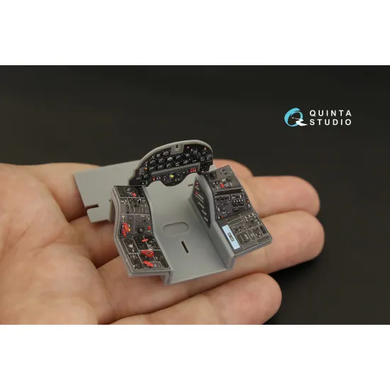 Quinta QD32064 - 1/32 3D-Printed Interior for A-1H Skyraider (Trumpeter kit)
