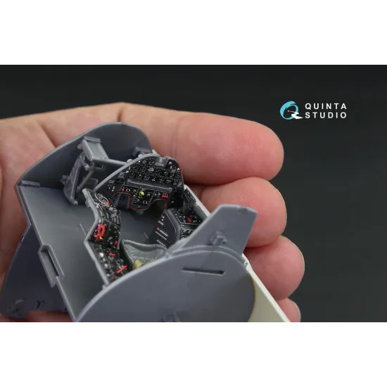 Quinta QD32065 - 1/32 3D-Printed Interior for A-1H Skyraider (ZM SWS kit)
