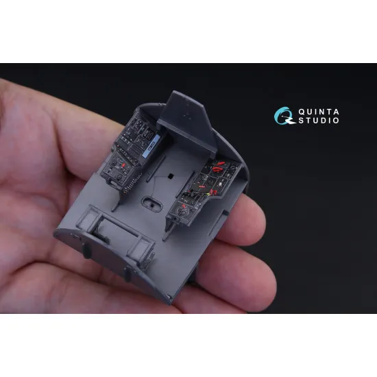 Quinta QD32065 - 1/32 3D-Printed Interior for A-1H Skyraider (ZM SWS kit)