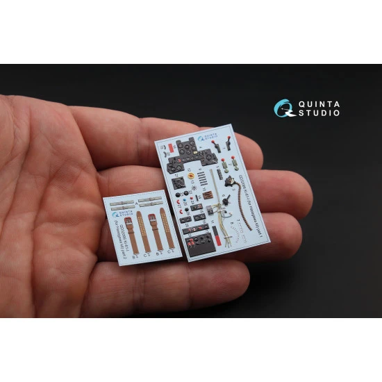 Quinta QD32066 - 1/32 3D-Printed coloured Interior for Ki-61 Hasegawa kit