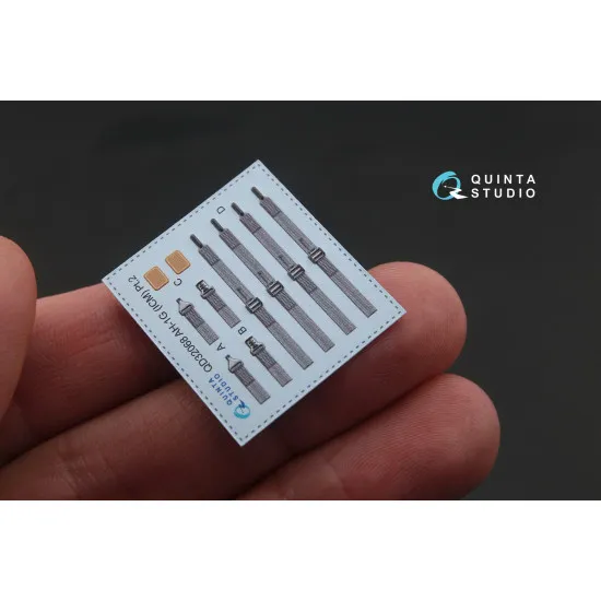 Quinta QD32068 - 1/32 3D-Printed & coloured interior for AH-1G Cobra (ICM kit)