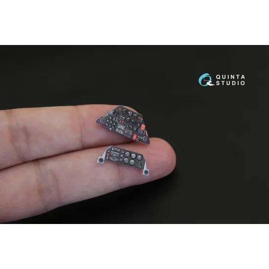 Quinta QD32068 - 1/32 3D-Printed & coloured interior for AH-1G Cobra (ICM kit)