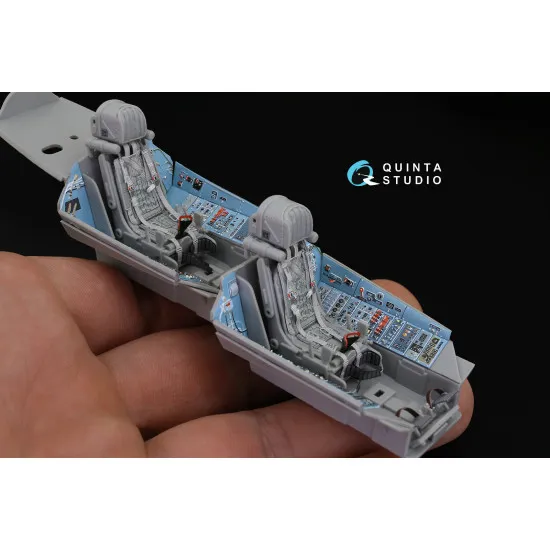 Quinta QD32072 - 1/32 3D-Printed Interior for Su-27UB (Trumpeter kit)
