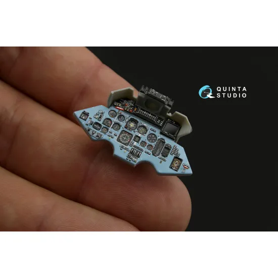 Quinta QD32072 - 1/32 3D-Printed Interior for Su-27UB (Trumpeter kit)
