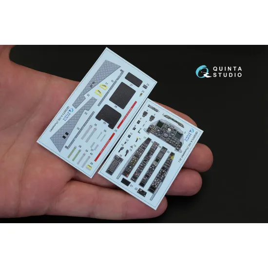 Quinta QD32073 - 1/32 3D-Printed & coloured interior for A-10C Trumpeter kit