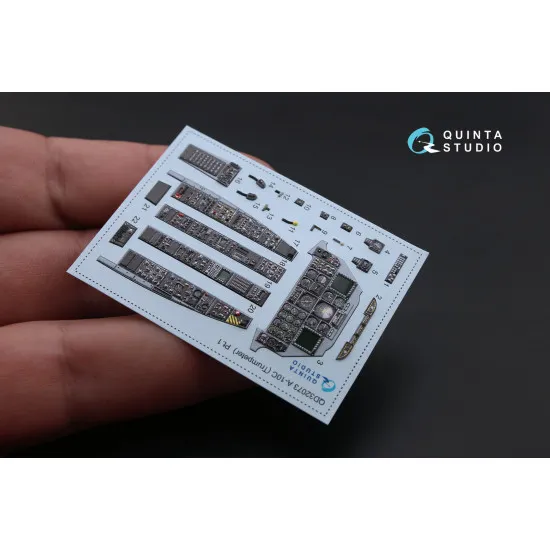 Quinta QD32073 - 1/32 3D-Printed & coloured interior for A-10C Trumpeter kit