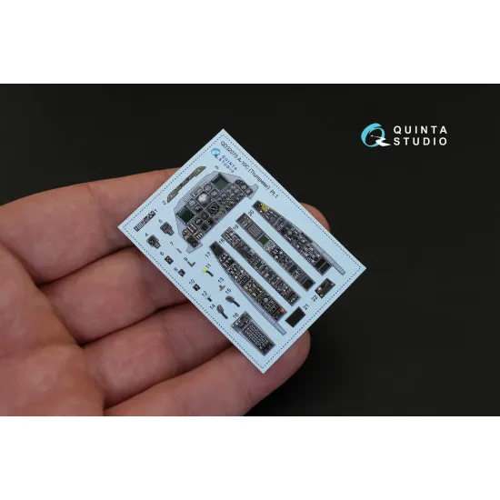 Quinta QD32073 - 1/32 3D-Printed & coloured interior for A-10C Trumpeter kit