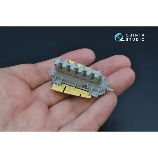 Quinta QD32076 - 1/32 3D-Printed & Coloured Interior for Albatros D.I (Roden kit)