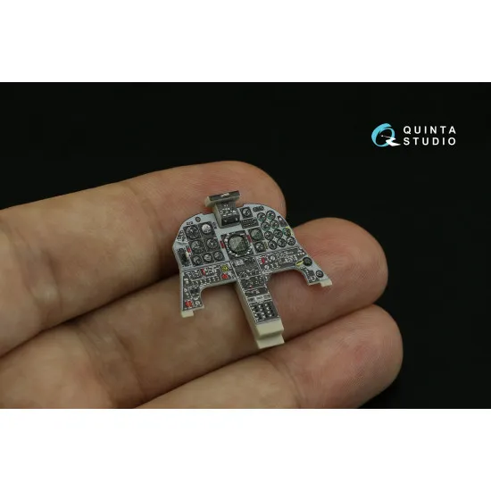 Quinta QD32086 - 1/32 3DPrinted coloured Interior for F-5E-3/RF-5 KittyHawk kit