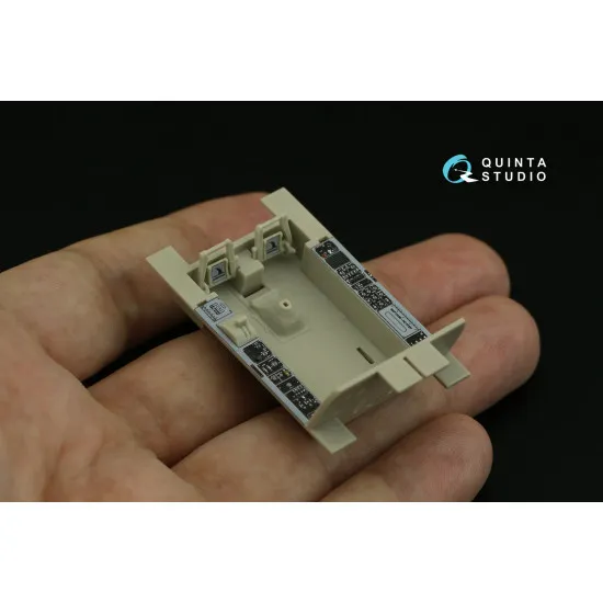 Quinta QD32086 - 1/32 3DPrinted coloured Interior for F-5E-3/RF-5 KittyHawk kit