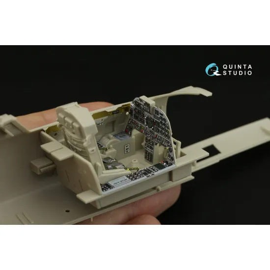 Quinta QD32086 - 1/32 3DPrinted coloured Interior for F-5E-3/RF-5 KittyHawk kit