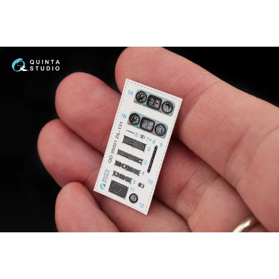 Quinta QD35001 - 1/35 ZiL-131 Family 3D-Printed & Coloured Interior on Decal Paper