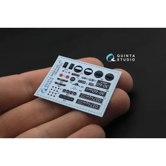 Quinta QD35010 - 1/35 3D-Printed colored Interior for UAZ 469 Trumpeter kit