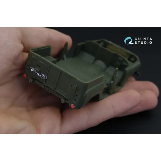 Quinta QD35010 - 1/35 3D-Printed colored Interior for UAZ 469 Trumpeter kit