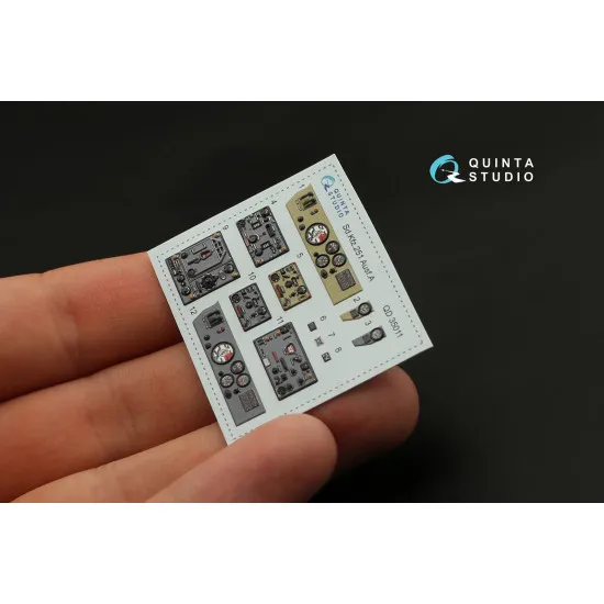 Quinta QD35011 - 1/35 3D-Printed & Coloured Interior for KFZ 251 Ausf.A (ICM kits)