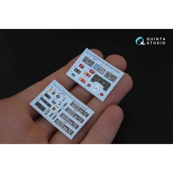 Quinta QD35013 - 1/35 3D-Printed coloured Interior for GAZ Tiger family Zvezda