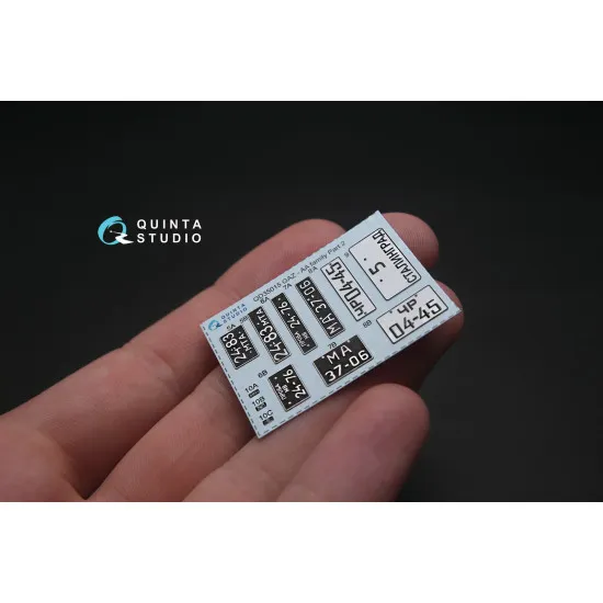 Quinta QD35015 - 1/35 3D-Printed & Coloured Interior for GAZ-AA/AAA Family (All Kit)