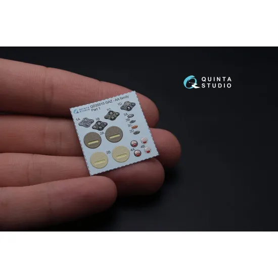 Quinta QD35015 - 1/35 3D-Printed & Coloured Interior for GAZ-AA/AAA Family (All Kit)