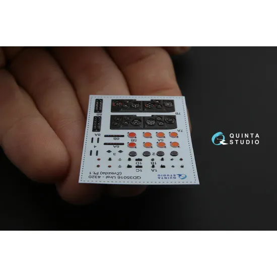 Quinta QD35016 - 1/35 3D-Printed & Coloured Interior for Ural-4320 Zvezda Kit