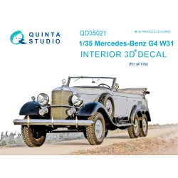 Quinta QD35021 - 1/35 3D-Printed & Coloured Interior for Mercedes-Benz G4 W31 (All Kit)