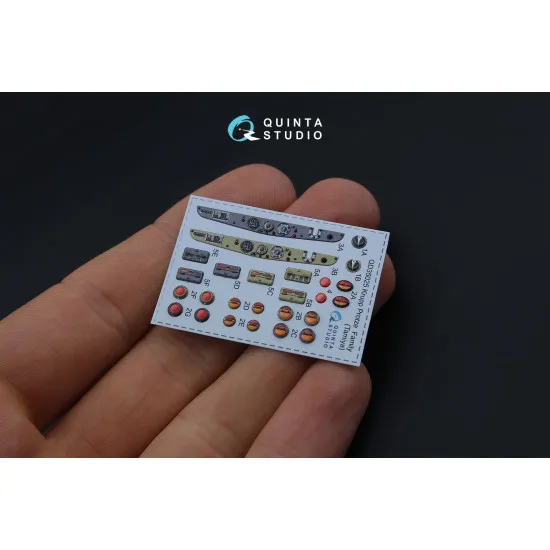 Quinta QD35025 - 1/35 3D-Printed & Coloured Interior for Krupp Protze Tamiya Kit