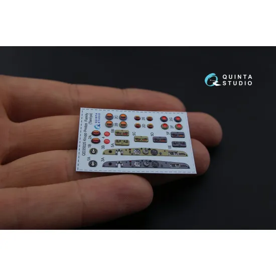 Quinta QD35025 - 1/35 3D-Printed & Coloured Interior for Krupp Protze Tamiya Kit