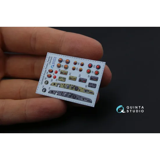 Quinta QD35025 - 1/35 3D-Printed & Coloured Interior for Krupp Protze Tamiya Kit