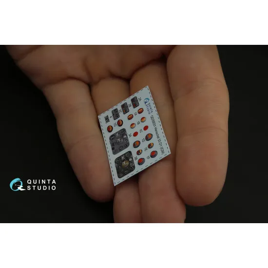 Quinta QD35031 - 1/35 3D-Printed coloured Interior for Henschel 33 D1 ICM kit