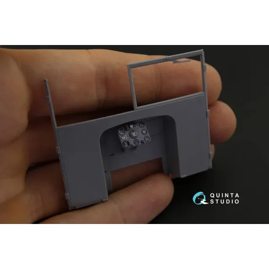 Quinta QD35031 - 1/35 3D-Printed coloured Interior for Henschel 33 D1 ICM kit