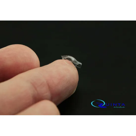 Quinta QC144001 - 1/144 Spitfire Mk.IX vacuformed clear canopy 3 pcs (for Eduard)