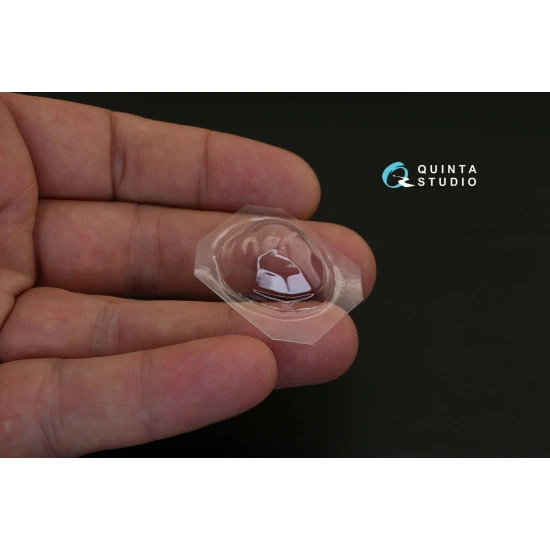 Quinta QC144002 - 1/144 Vacuformed clear canopy for Tu-154 (Zvezda kit)