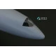 Quinta QC144002 - 1/144 Vacuformed clear canopy for Tu-154 (Zvezda kit)