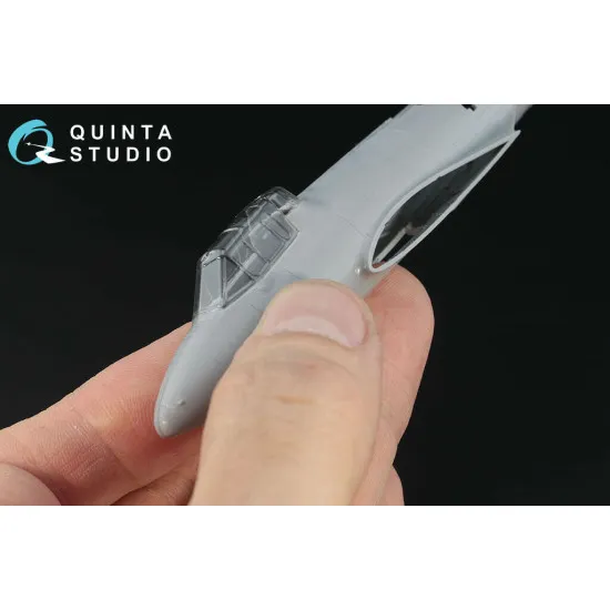 Quinta QC72001 - 1/72 vacuformed clear canopy for Pe-2 (7283 Zvezda kit)