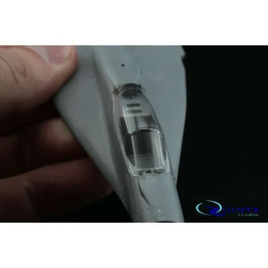 Quinta studio's QC7002 - 1/72 Vacuformed canopy for MiG-29 2x Zvezda kit