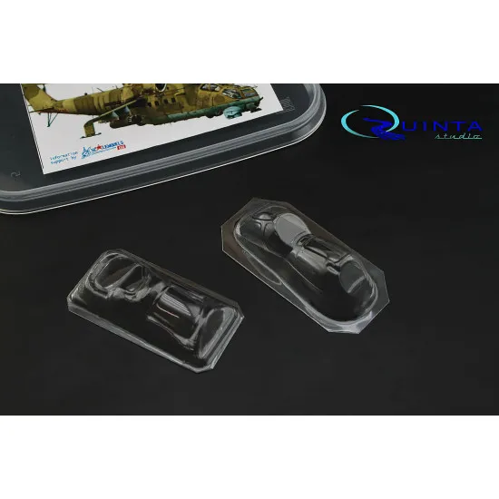 Quinta studio's QC72006 - 1/72 Bubble-version clear canopy for Mi-24/35 (Zvezda kits) Quinta studio's QC72006 - 1/72 Bubble-version clear canopy for Mi-24/35 (Zvezda kits)