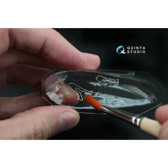 Quinta studio's QC72007 - 1/72 Vacuum clear canopy for Yak-130 (Zvezda kits)