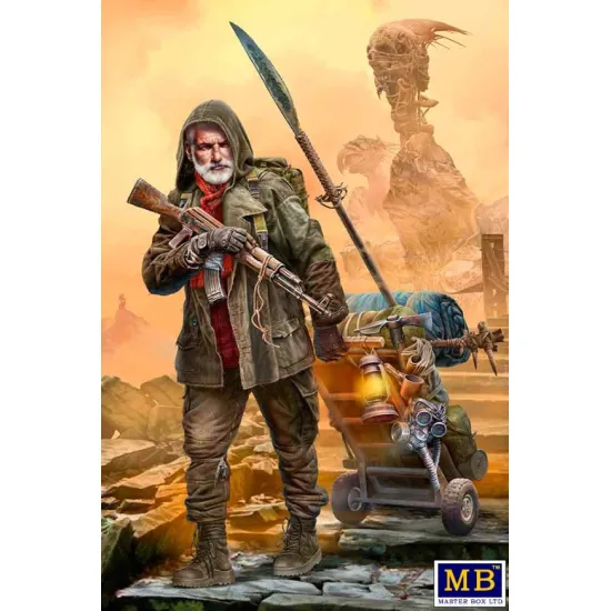 Us Stock Master Box 24076 - 1/24 Post-apocalyptic Series. The Last Bridge. Kit No. Vadim