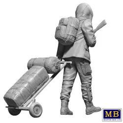 Us Stock Master Box 24076 - 1/24 Post-apocalyptic Series. The Last Bridge. Kit No. Vadim