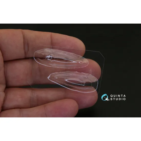 Quinta studio's QC72026 - 1/72 Vacuformed clear canopy for MiG-15 (for Eduard kit)