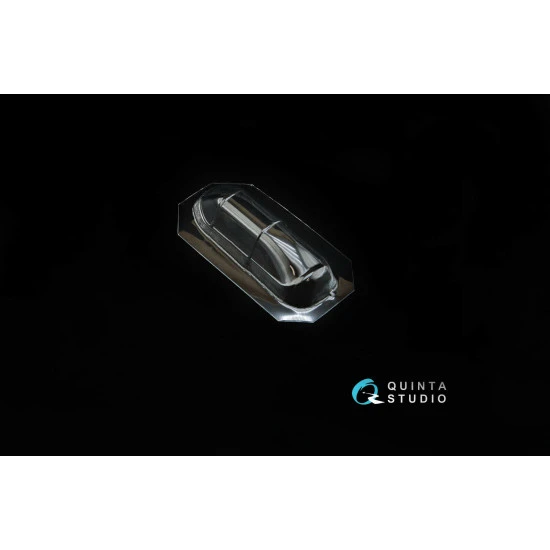 Quinta studio's QC48001-S - 1/48 Vacuformed clear canopy, 1 pcs for Yak-3 (Zvezda kit)