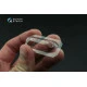 Quinta studio's QC48001-S - 1/48 Vacuformed clear canopy, 1 pcs for Yak-3 (Zvezda kit)