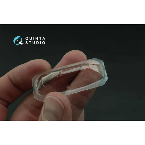 Quinta studio's QC48004-S - 1/48 Vacuum clear canopy, 1 pcs for Yak-1B (late) (Modelsvit)