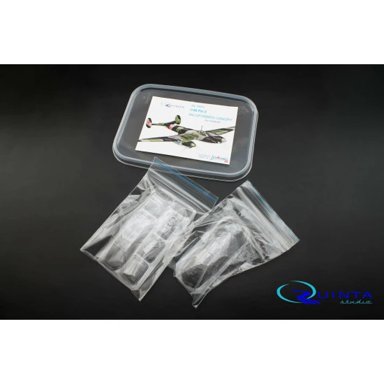 Quinta studio's QC48011 - 1/48 Vacuformed clear canopy for Pe-2 (Zvezda kits)