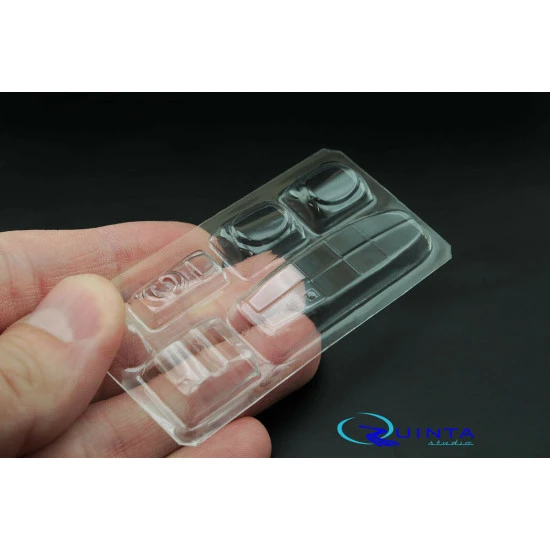 Quinta studio's QC48011 - 1/48 Vacuformed clear canopy for Pe-2 (Zvezda kits)