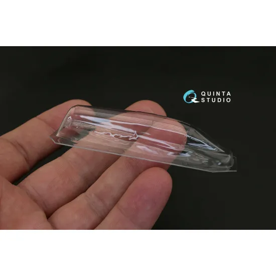 Quinta studio's QC48014 - 1/48 Vacuformed clear canopy for MiG-25 correction (ICM kit)