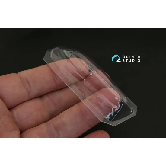Quinta studio's QC48014 - 1/48 Vacuformed clear canopy for MiG-25 correction (ICM kit)