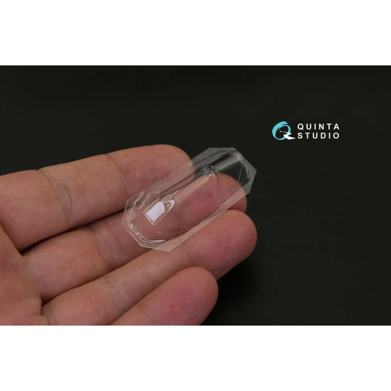 Quinta studio's QC48015 - 1/48 Vacuformed clear canopy for La-9/11 (for ARK kit)